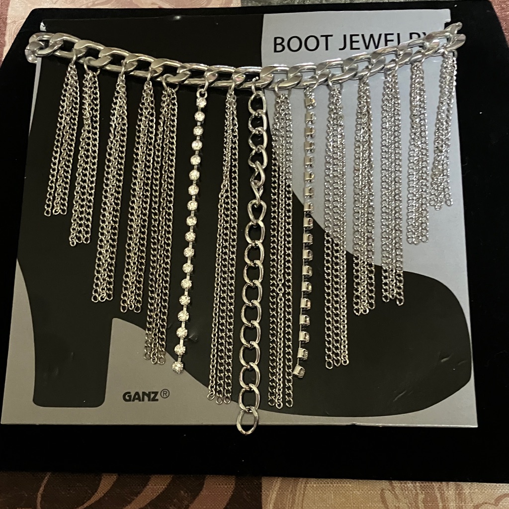 Ganz Silver Boot Chain Accessory 12$